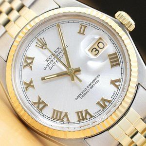 Men's Rolex Two Tone 18kt Gold Datejust!